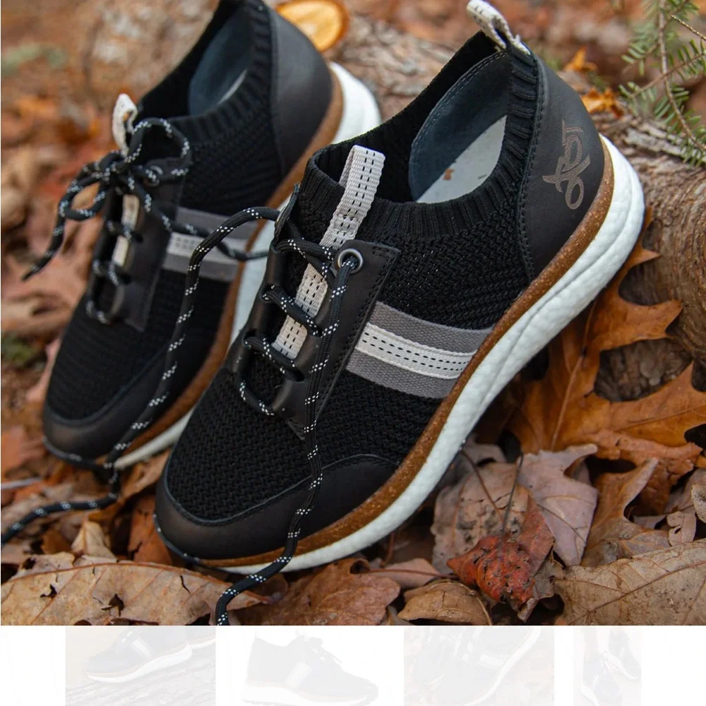 OTBT Black and Gray Women's Sneakers - Picture 2 of 8